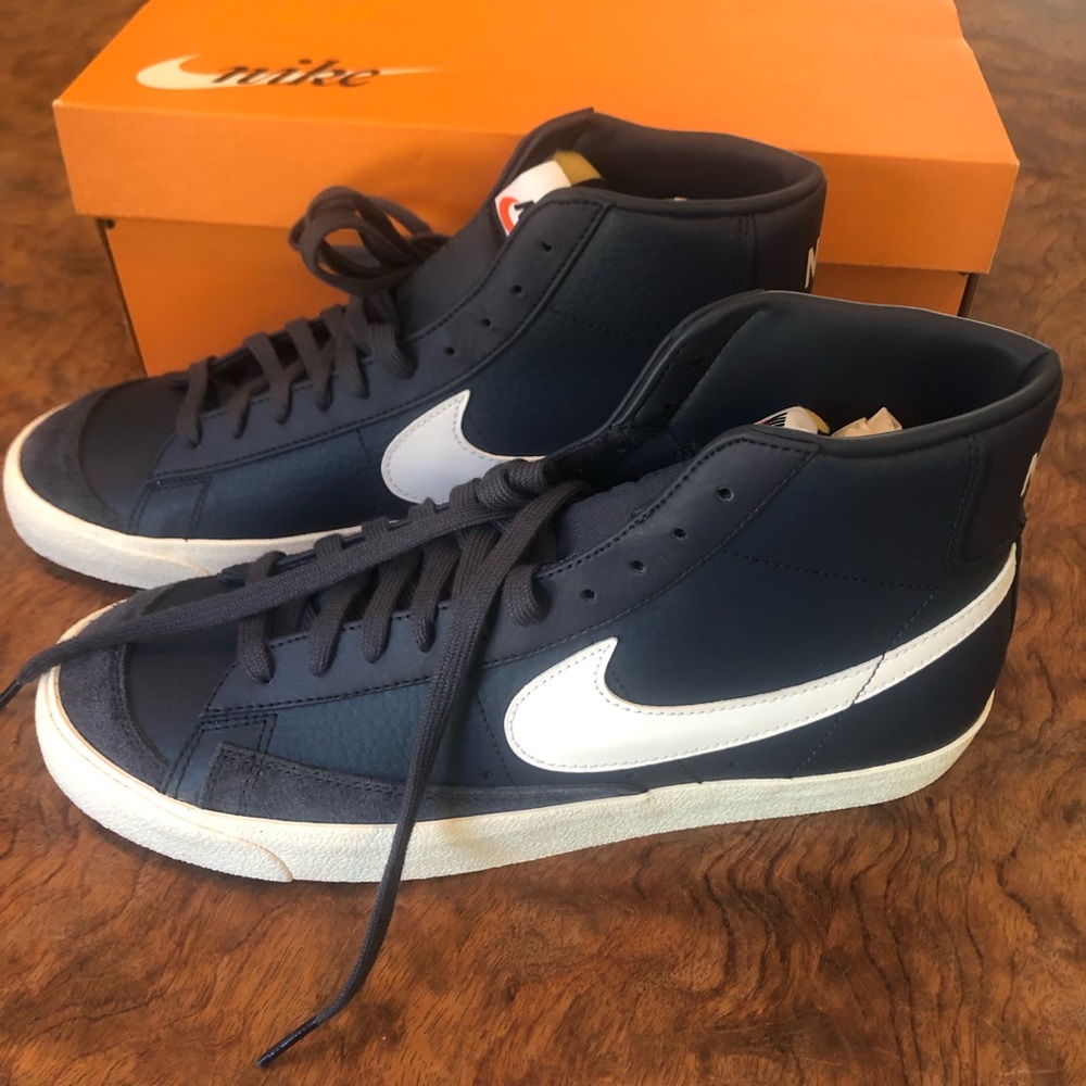 Nike Blazer MId ‘77 VNTG - Thunder Blue/white - size 10.5